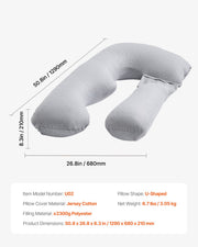 Pregnancy Pillow, U-Shaped Full Body Maternity Pillow for Pregnant Women, Soft and Breathable Pregnant V952-YFZTBWSUXEHY28V9SV0