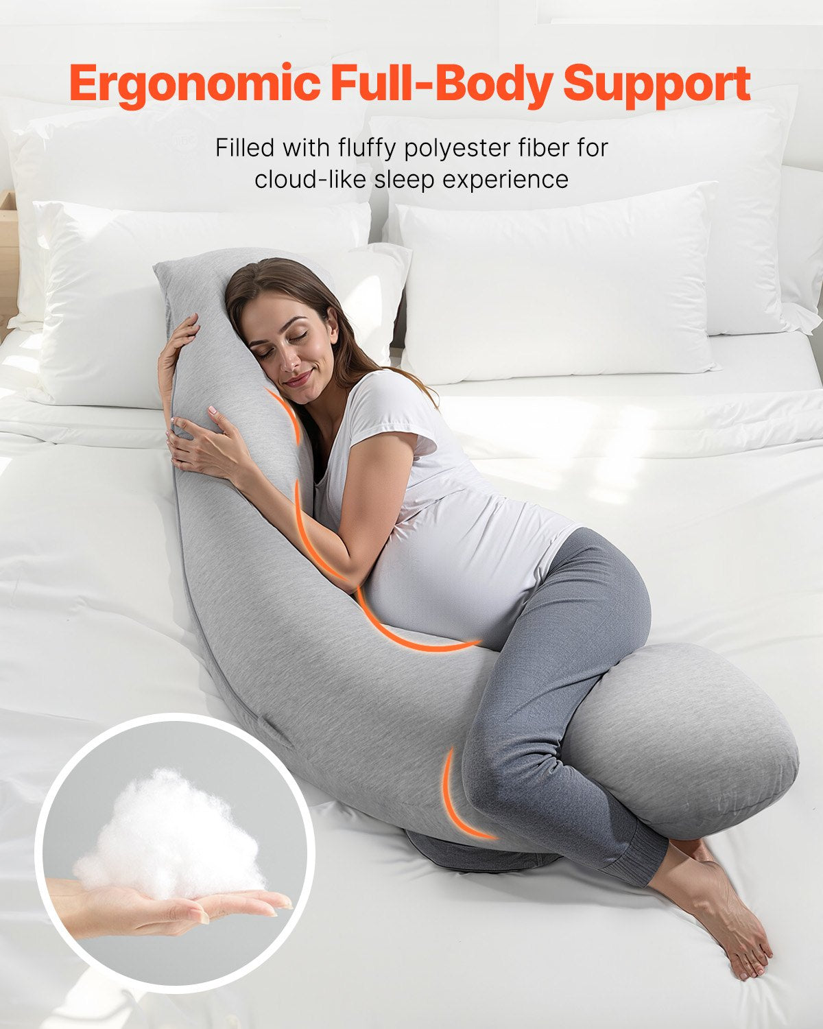 Pregnancy Pillows L-Shaped Pregnant Maternity Pillow Soft & Breathable V952-YFZTDBSLXYTSLXO6MV0