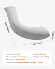 Pregnancy Pillows L-Shaped Pregnant Maternity Pillow Soft & Breathable V952-YFZTDBSLXYTSLXO6MV0