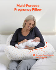 Pregnancy Pillows, Adjustable Maternity Pillow for Pregnant Women, Soft Pregnancy Body Pillow with Removable V952-YFZTSBSHXSHY8MKW3V0
