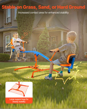 Kids Seesaw 136 kg Capacity 360 Degrees Rotating Teeter Totter Aged 3+ V952-YGDZDQQBJS2R7NUCQ001V0
