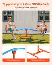 Kids Seesaw 136 kg Capacity 360 Degrees Rotating Teeter Totter Aged 3+ V952-YGDZDQQBJS2R7NUCQ001V0