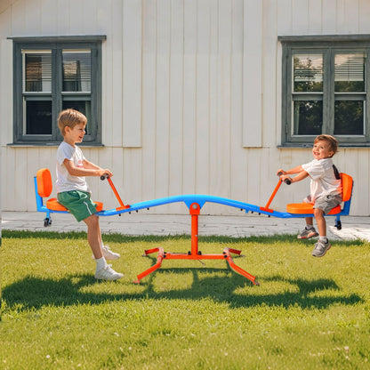 Kids Seesaw 136 kg Capacity 360 Degrees Rotating Teeter Totter Aged 3+ V952-YGDZDQQBJS2R7NUCQ001V0