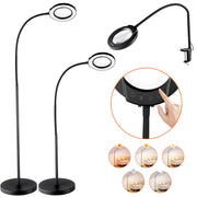 5X Floor Magnifying Glass with Light and Stand Flexible Gooseneck LED V952-YGFDD12WYDZW2Z6FFV9