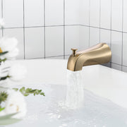 Tub and Shower Faucet Set, Complete with 127 mm Rainfall Shower Head and Bathtub Spout, 8-Setting Adjustable V952-YGHLLTZHHWHWLKQ5W001V0