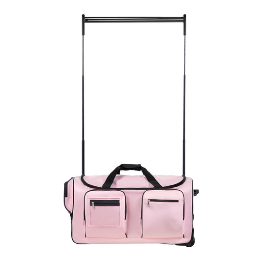Dance Bag with Garment Rack, 736.6 mm Rolling Dance Duffel, with Wheels, USB Port, Height Adjustable Clothes V952-YGMLDYJDWDD21NOVK001V0