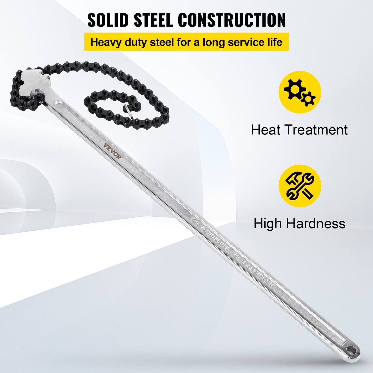 24 Inch Pipe Chain Wrench Heavy Duty 6.7 Inch Chain Wrench V952-YGQLTGZQ000000001V0