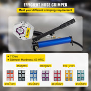 Separable Hydraulic Hose Crimper 7 Dies With Aluminum Pump A/C Air Condtioning Handheld Crimping Set V952-YGQYYFLSPLB000001V0