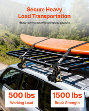 Ladder Rack Ratchet Straps, 47.6-50.8 mm Black Round Tube Mount, 38 mm Wide x 2.25 m Long Black Ladder Rack V952-YGTJJLGDD2J0FH8R0001V0
