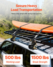 Ladder Rack Ratchet Straps, 47.6-50.8 mm Black Round Tube Mount, 38 mm Wide x 2.25 m Long Black Ladder Rack V952-YGTJJLGDD4J0S0IWZ001V0