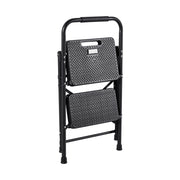 2 Step Ladder, Folding Step Stool with Wide Anti-Slip Pedal and Comfort Handgrip, Lightweight 272 kg Capacity V952-YGTTLBWGJPDS7RBCC001V0