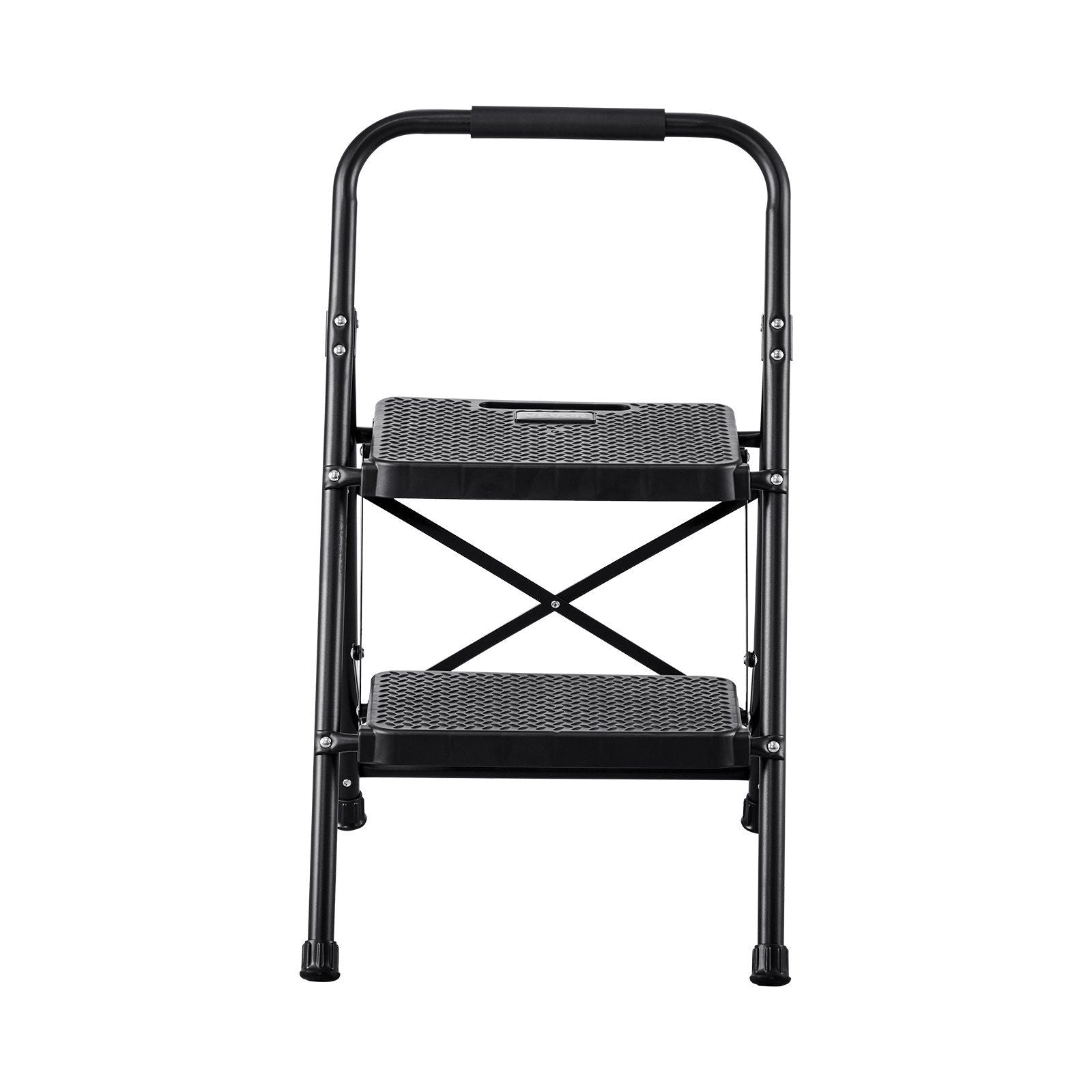 2 Step Ladder, Folding Step Stool with Wide Anti-Slip Pedal and Comfort Handgrip, Lightweight 272 kg Capacity V952-YGTTLBWGJPDS7RBCC001V0