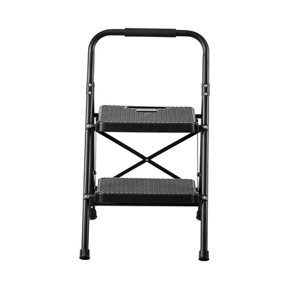 2 Step Ladder, Folding Step Stool with Wide Anti-Slip Pedal and Comfort Handgrip, Lightweight 272 kg Capacity V952-YGTTLBWGJPDS7RBCC001V0