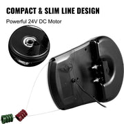 Garage Roller Door Opener, 800 N Lift Force 164 ft Remote Control, 220V Electric Roller Gate Opener, Auto V952-YHD0-1VJLMJ000001V3