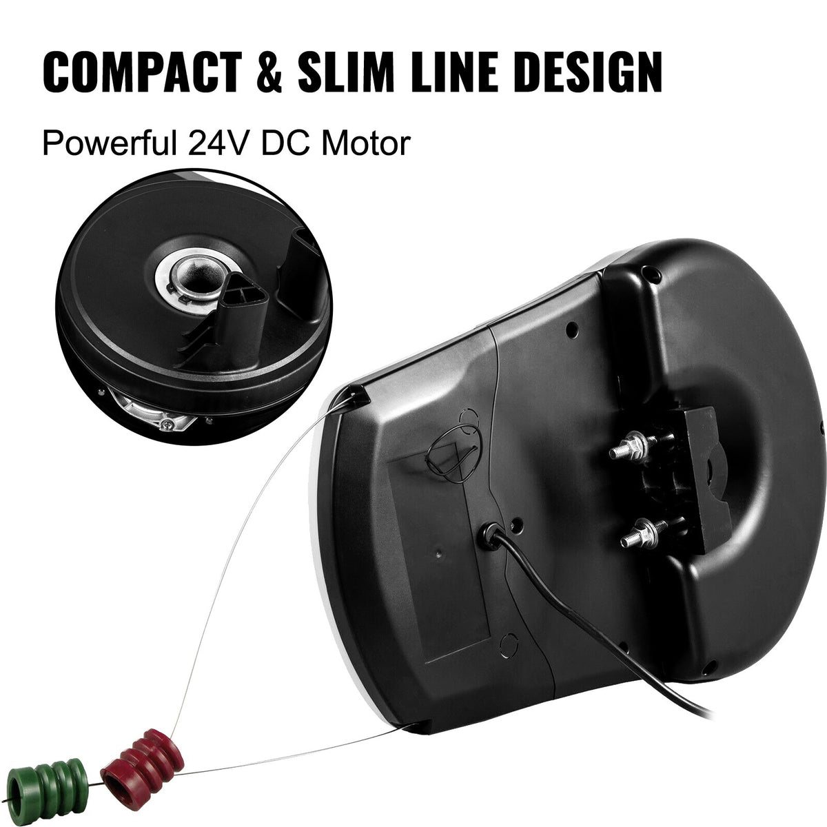 Garage Roller Door Opener, 800 N Lift Force 164 ft Remote Control, 220V Electric Roller Gate Opener, Auto V952-YHD0-1VJLMJ000001V3
