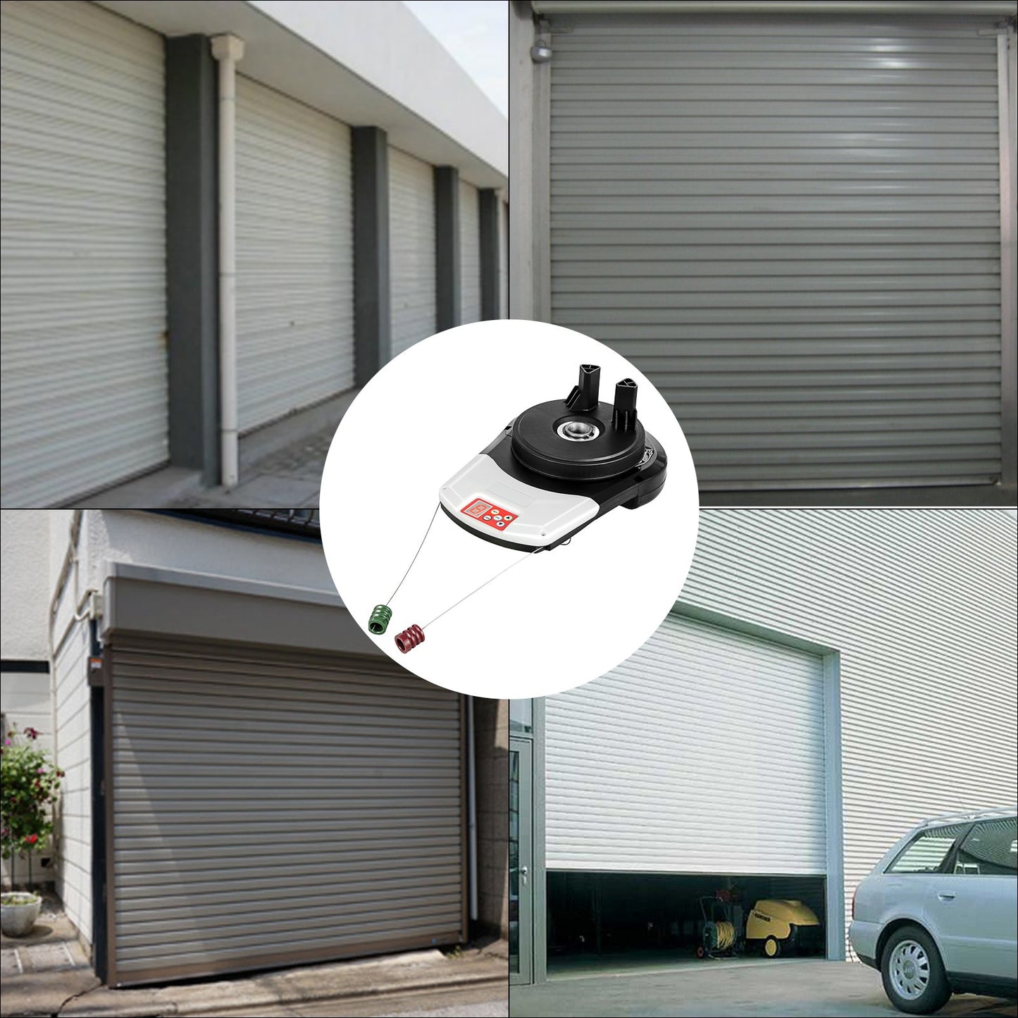 Garage Roller Door Opener, 800 N Lift Force 164 ft Remote Control, 220V Electric Roller Gate Opener, Auto V952-YHD0-1VJLMJ000001V3