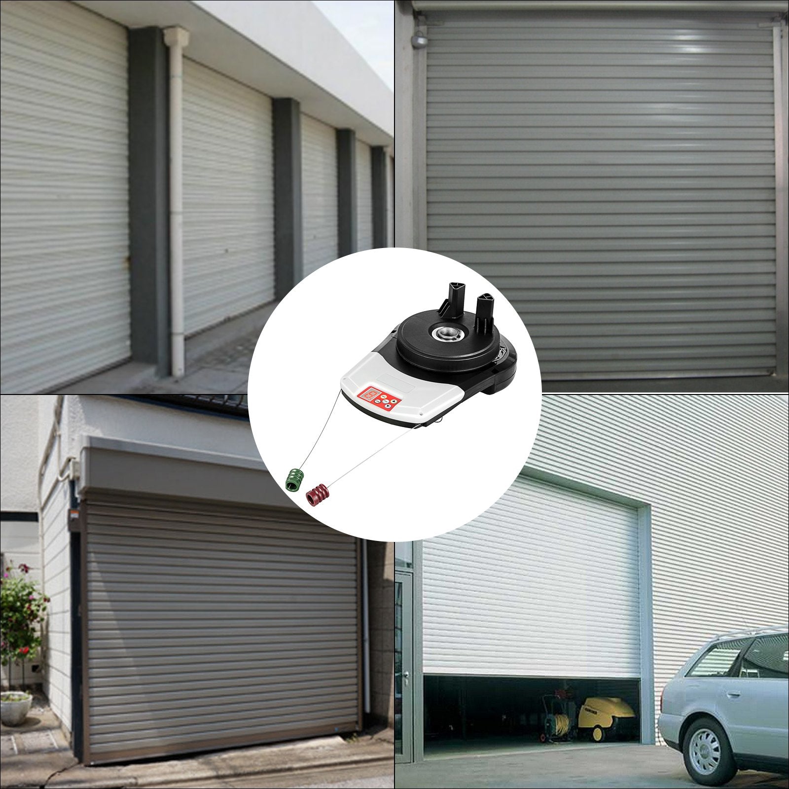 Garage Roller Door Opener, 800 N Lift Force 164 ft Remote Control, 220V Electric Roller Gate Opener, Auto V952-YHD0-1VJLMJ000001V3