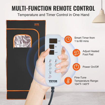Sauna Tent Far Infrared 1400W Personal Home Spa Loss Weight Detox Therapy V952-YHWBXSSNQCCS9JZUFV3