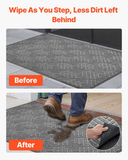 Front Door Mat, 1562 x 914 mm Commercial Floor Mat for Indoor and Outdoor, Modern Stylish Carpet with TPE V952-YHWDT61536INBV1PA001V0