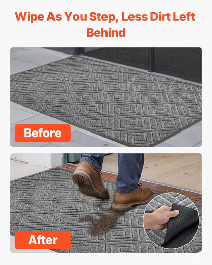 Front Door Mat, 1562 x 914 mm Commercial Floor Mat for Indoor and Outdoor, Modern Stylish Carpet with TPE V952-YHWDT61536INBV1PA001V0