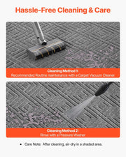 Front Door Mat, 1562 x 914 mm Commercial Floor Mat for Indoor and Outdoor, Modern Stylish Carpet with TPE V952-YHWDT61536INBV1PA001V0