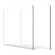 Plexiglass Acrylic Sheet, 2-Pack Plastic Sheets, 610 x 914 mm 6 mm Thick Clear Plastic Cast Transparent Glass V952-YJBL2436INCHGD23KV0
