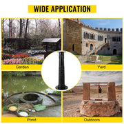 Antique Hand Water Pump Stand Pitcher Pump Stand for Yard Garden Black V952-YJHSFB2U5PXOAR23QV0