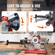 Circular Saw Blade Sharpener, 370W Saw Blade Grinding with Water Injection, Water Injection Circular Saw V952-YJPMGJZSYJPMYJSYIV3