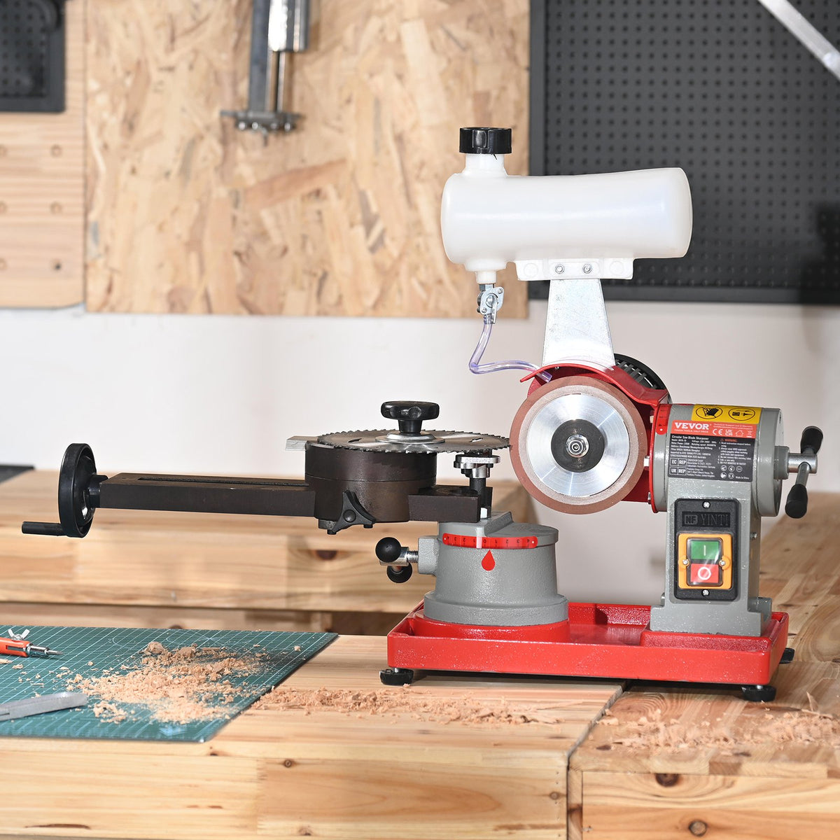 Circular Saw Blade Sharpener, 370W Saw Blade Grinding with Water Injection, Water Injection Circular Saw V952-YJPMGJZSYJPMYJSYIV3
