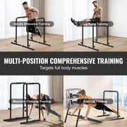 Dip Bars, 200 kg Capacity, Heave Duty Dip Stand Station with Adjustable Height, Fitness Workout Dip Bar V952-YJPXSG45YCDLNQ924V0