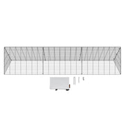 Chicken Tunnels, 300 x 71 x 61.5cm (LxWxH) Chicken Tunnels for Yard, Portable Chicken Tunnels for Outside V952-YJSDZXK00000V3S9IV0