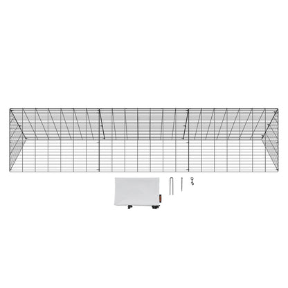 Chicken Tunnels, 300 x 71 x 61.5cm (LxWxH) Chicken Tunnels for Yard, Portable Chicken Tunnels for Outside V952-YJSDZXK00000V3S9IV0