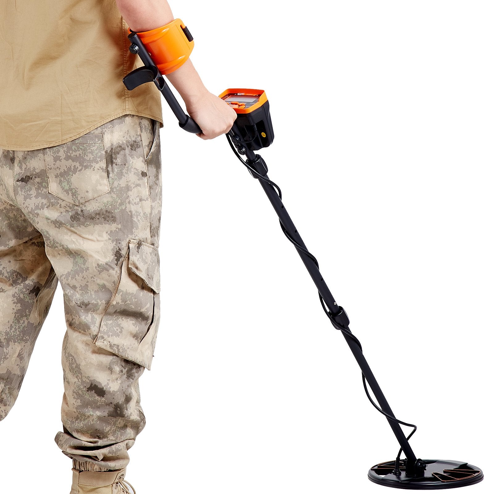 Metal Detector for Adults&Kids, 250mm, Professional Adjustable Higher Accuracy Gold Detector, IP68 Waterproof V952-YJSJSTCQ10510KDE7V0