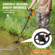 Metal Detector for Kids, 150mm, Waterproof Search Coil with LCD Display, Adjustable 660.4-914.4 mm Gold V952-YJSJSTCQYC62692CKV0