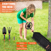 Metal Detector for Kids, 150mm, Waterproof Search Coil with LCD Display, Adjustable 660.4-914.4 mm Gold V952-YJSJSTCQYC62692CKV0