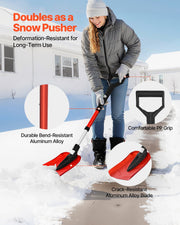 Snow Shovel for Driveway, 22cm Foldable Snow Shovel with D-shaped Handle, , 36-40 in Adjustable, Lightweight V952-YJZDXCLHJ9INN70ON001V0