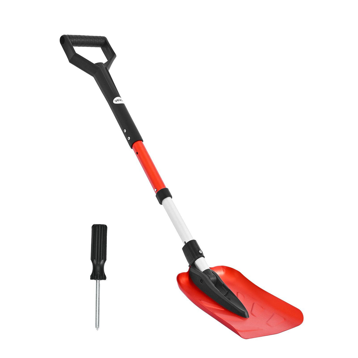 Snow Shovel for Driveway, 22cm Foldable Snow Shovel with D-shaped Handle, , 36-40 in Adjustable, Lightweight V952-YJZDXCLHJ9INN70ON001V0