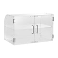 Pastry Display Case, 2-Tier Commercial Countertop Bakery Display Case, Acrylic Display Box with Rear Door V952-YKLMBZSJYKL2HBKHNV0