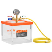 2 Gallon Vacuum Chamber, Upgraded Multipurpose Acrylic Vacuum Degassing Chamber, Transparent Vacuum Chamber, V952-YKLZKQYKL2GAAHHNZV0