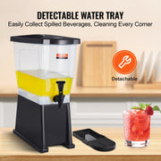 Beverage Dispenser, 3 Gallon Drink Dispenser for Parties, Plastic Juice Dispenser with Stand Spigot Lid, Iced V952-YLFPQSLFPQSLBDLFNV0