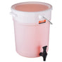 Beverage Dispenser, 5 Gallon Drink Dispensers for Parties, Plastic Juice Dispenser with Spigot and Lid, Iced V952-YLFPQSLFPQWDWXXWHV0