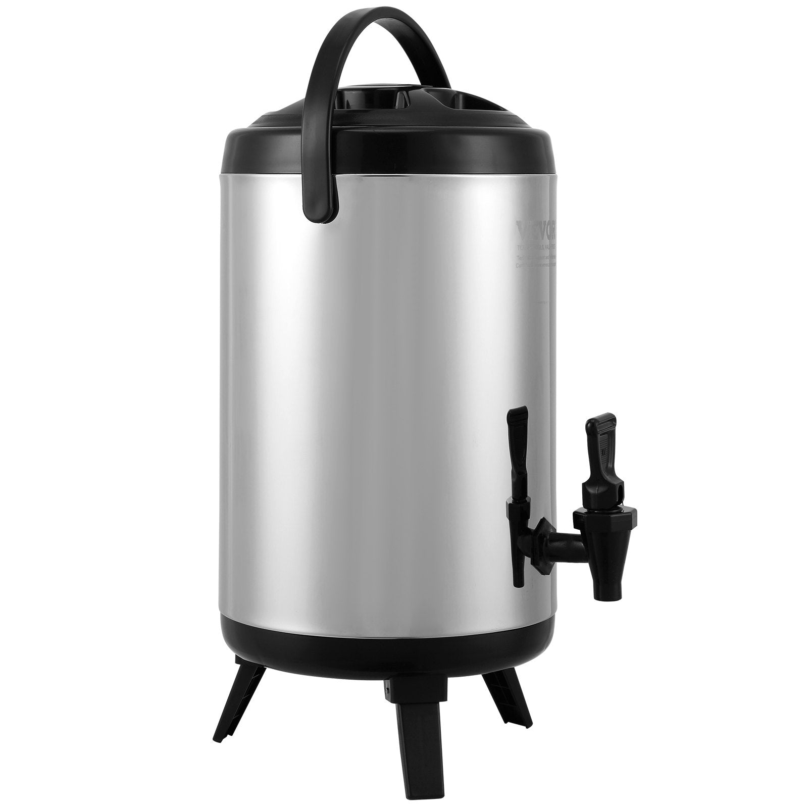 Stainless Steel Insulated Beverage Dispenser, 7.6 Liter, Thermal Hot and Cold Drink Server Dispenser with V952-YLHLQQYX10L0ZNM43V0