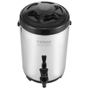 Stainless Steel Insulated Beverage Dispenser, 7.6 Liter, Thermal Hot and Cold Drink Server Dispenser with V952-YLHLQQYX10L0ZNM43V0