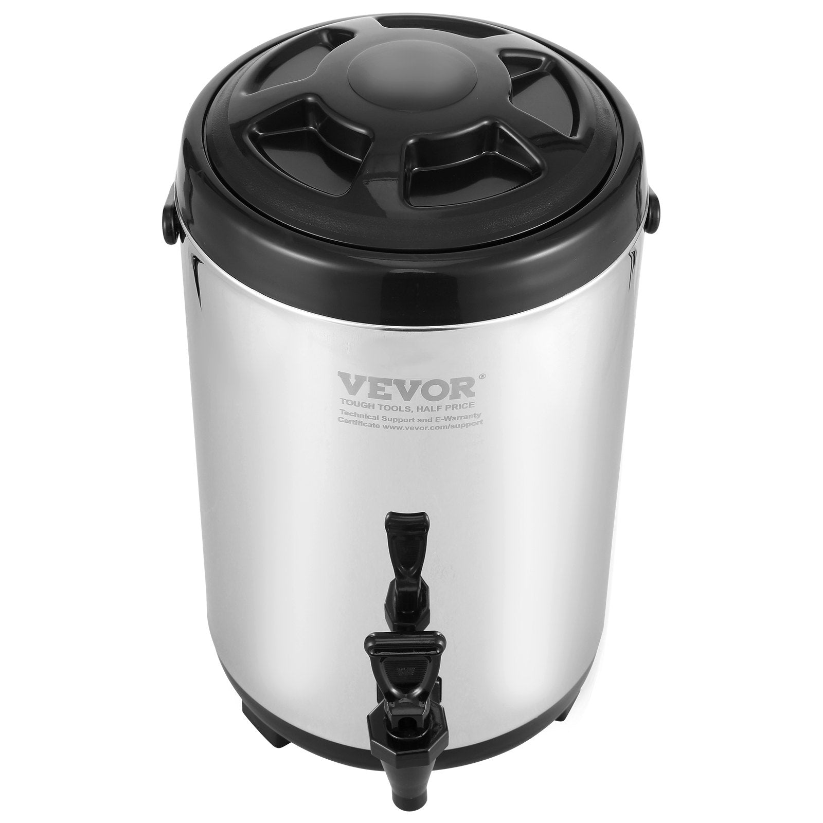 Stainless Steel Insulated Beverage Dispenser, 7.6 Liter, Thermal Hot and Cold Drink Server Dispenser with V952-YLHLQQYX10L0ZNM43V0