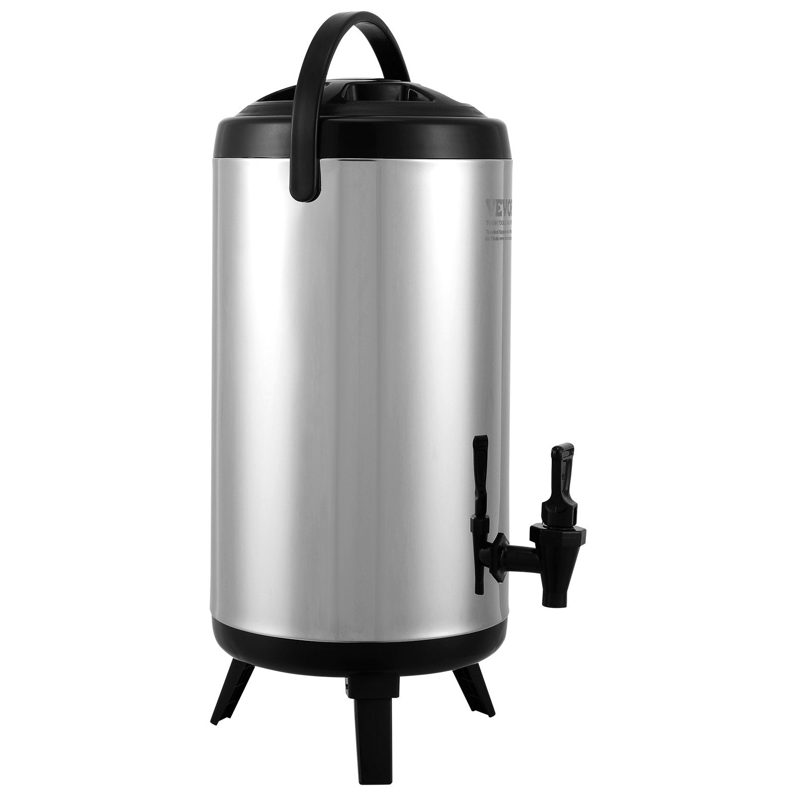 Stainless Steel Insulated Beverage Dispenser, 9.2 Liter, Thermal Hot and Cold Drink Server Dispenser with V952-YLHLQQYX12L0TQWXUV0