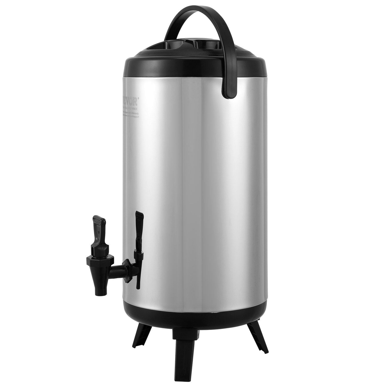 Stainless Steel Insulated Beverage Dispenser, 9.2 Liter, Thermal Hot and Cold Drink Server Dispenser with V952-YLHLQQYX12L0TQWXUV0