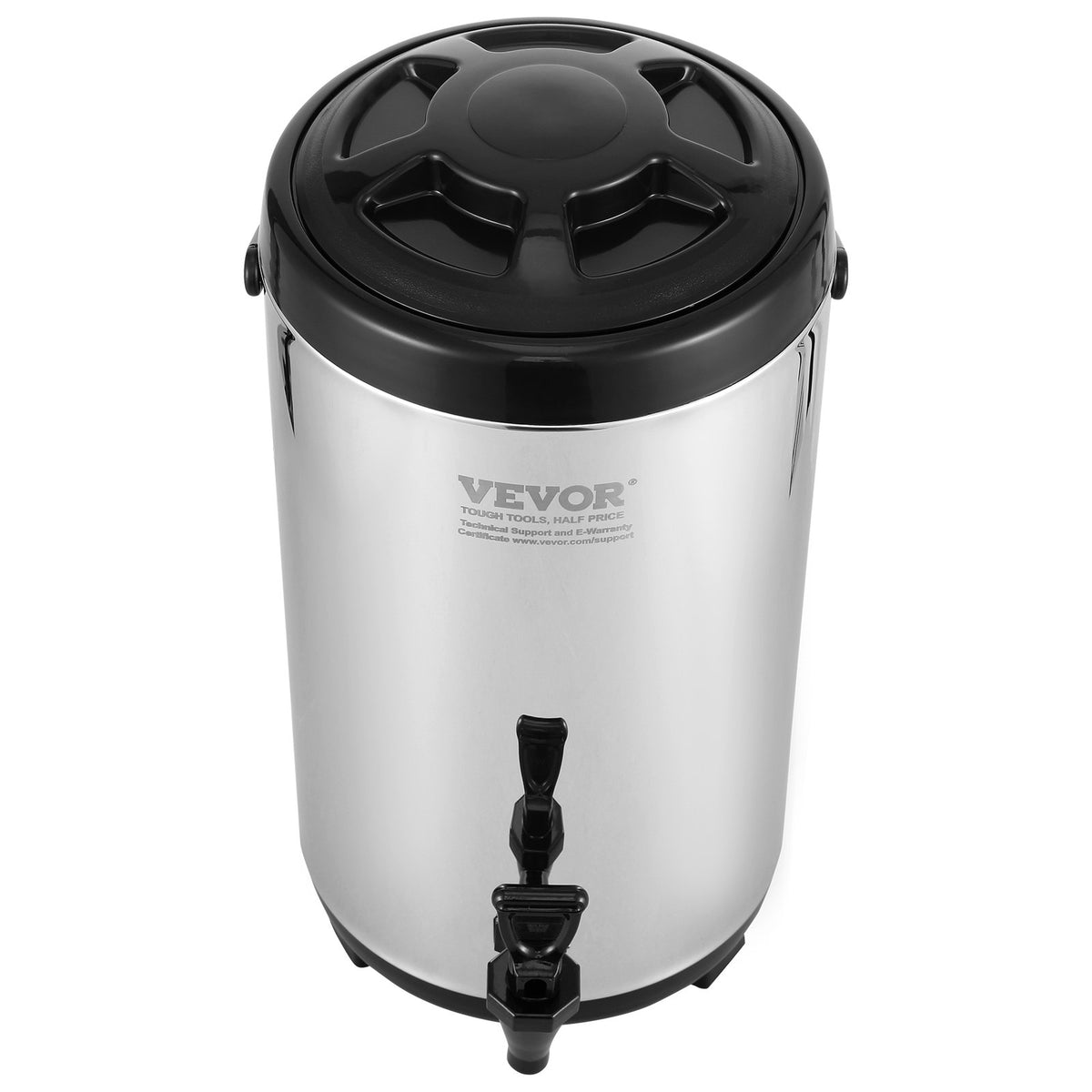 Stainless Steel Insulated Beverage Dispenser, 9.2 Liter, Thermal Hot and Cold Drink Server Dispenser with V952-YLHLQQYX12L0TQWXUV0
