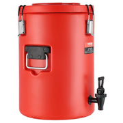 Stainless Steel Insulated Beverage Dispenser, 17.2 Liter, Thermal Hot and Cold Drink Server Dispenser with V952-YLHLQQYX5JL0EEU4SV0