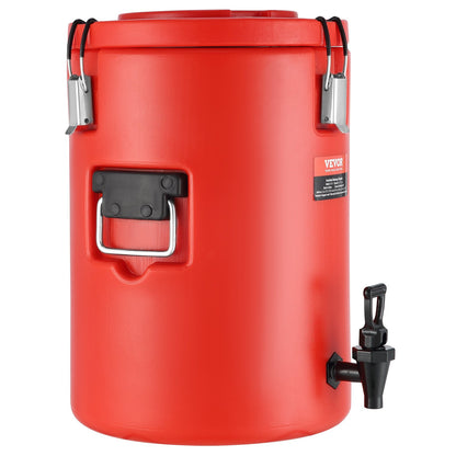 Stainless Steel Insulated Beverage Dispenser, 17.2 Liter, Thermal Hot and Cold Drink Server Dispenser with V952-YLHLQQYX5JL0EEU4SV0