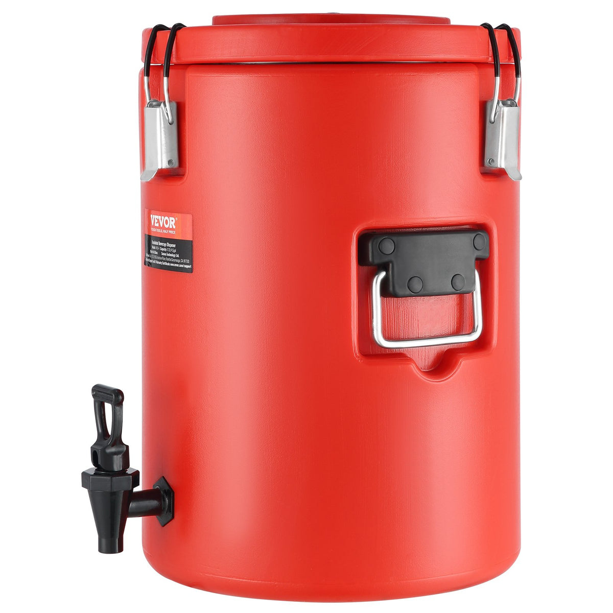 Stainless Steel Insulated Beverage Dispenser, 17.2 Liter, Thermal Hot and Cold Drink Server Dispenser with V952-YLHLQQYX5JL0EEU4SV0